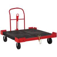 Chariot remorquable pour palettes, 54-1/2" lo x 51" la, 2500 lb cap, Roues Polyol&eacute;fine Northern Industrial Supply Inc.