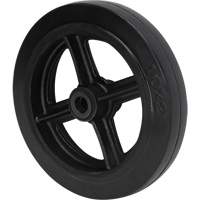 Roue en caoutchouc moul&eacute;, 10" (254 mm) dia. x 2" (50,8 mm) la, Capacit&eacute; de 948 lb (430 kg) Northern Industrial Supply Inc.