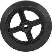 Roue en caoutchouc moul&eacute;, 10" (254 mm) dia. x 2" (50,8 mm) la, Capacit&eacute; de 948 lb (430 kg) Northern Industrial Supply Inc.