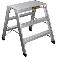 Poste de travail chevalet de sciage portatif, Cadre Aluminium, 12-1/4" p x 36" h Northern Industrial Supply Inc.