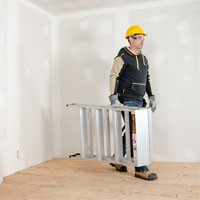 Poste de travail chevalet de sciage portatif, Cadre Aluminium, 12-1/4" p x 48" h Northern Industrial Supply Inc.