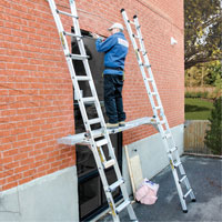 Telescoping Work Plank, 204" W x 12" D, 250 lbs. Capacity, Knocked Down Northern Industrial Supply Inc.