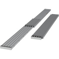 Telescoping Work Plank, 156" W x 12" D, 250 lbs. Capacity, Knocked Down Northern Industrial Supply Inc.