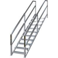 Syst&egrave;me d'escalier modulaire pour la construction de 6-10 marches SmartStairs, 75" ha Northern Industrial Supply Inc.