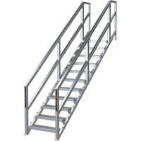 Syst&egrave;me d'escalier modulaire pour la construction de 11-16 marches SmartStairs, 120" ha Northern Industrial Supply Inc.