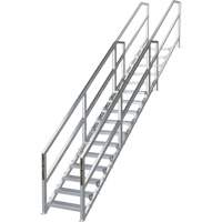Syst&egrave;me d'escalier modulaire pour la construction de 11-16 marches SmartStairs, 120" ha Northern Industrial Supply Inc.