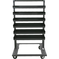 Chariot &agrave; cadre en A robuste &agrave; un c&ocirc;t&eacute; avec 6 plateaux &agrave; rebords, 38" x 25" x 63", Capacit&eacute; 2500 lb Northern Industrial Supply Inc.