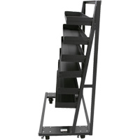 Chariot &agrave; cadre en A robuste &agrave; un c&ocirc;t&eacute; avec 6 plateaux &agrave; rebords, 38" x 25" x 63", Capacit&eacute; 2500 lb Northern Industrial Supply Inc.