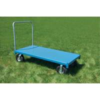 Heavy-Duty Platform Truck, 48" L x 24" W, 1200 lbs. Capacity, Flat Free Casters Northern Industrial Supply Inc.