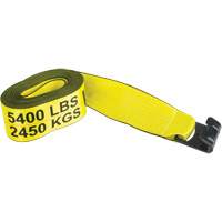 Logistic Strap, Flat Hook, 30' W x 4" L, 5400 lbs. (2449 kg) Working Load Limit Northern Industrial Supply Inc.