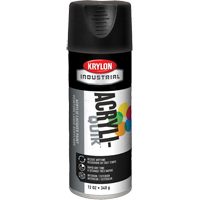 Industrial Acryli-Quik Lacquer, Black, Ultra-Flat, 12 oz., Aerosol Can Northern Industrial Supply Inc.