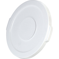 Round Brute&reg; Tops, Flat Lid, Plastic/Polyethylene, Fits Container Size: 15-5/8" Dia. Northern Industrial Supply Inc.