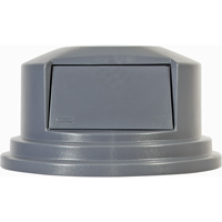 Round Brute&reg; Tops, Dome Lid, Plastic/Polyethylene, Fits Container Size: 26-1/2" Dia. Northern Industrial Supply Inc.
