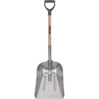#8 Grain Scoop Shovel, Wood, Aluminum Blade, D-Grip Handle, 29" Length Northern Industrial Supply Inc.
