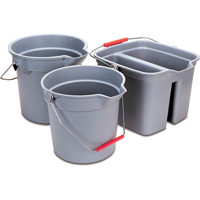 Seau Brute, Capacit&eacute; de 3.5 gal. US (14 pintes), Gris Northern Industrial Supply Inc.