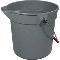 Seau Brute, Capacit&eacute; de 2.5 gal. US (10 pintes), Gris Northern Industrial Supply Inc.