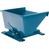 Self-Dumping Hopper, Steel, 3/4 cu.yd., Blue Northern Industrial Supply Inc.