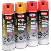 Peinture de marquage industrielle invers&eacute;e &agrave; base de solvant Quik-Mark, 17 oz, Canette a&eacute;rosol Northern Industrial Supply Inc.