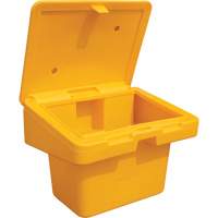 Contenants pour sel & sable SOS, Avec Moraillon, 30" x 24" x 24", 5,5 pi³, Jaune Northern Industrial Supply Inc.