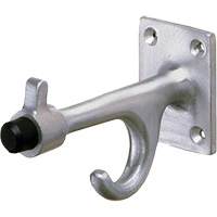 Crochet & butoir, rebord de 1 1/2" la x 2" h, en saillie de 3 3/4" du mur Northern Industrial Supply Inc.
