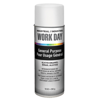Industrial Work Day Paint, White, Gloss, 10 oz., Aerosol Can Northern Industrial Supply Inc.