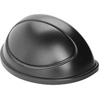 Untouchable&reg; Containers, Half Round Lid, Plastic/Polyethylene, Fits Container Size: 21-5/16" x 21-1/3" Northern Industrial Supply Inc.