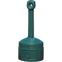 Smokers Cease-Fire&reg; Cigarette Butt Receptacle, Free-Standing, Plastic, 4 US gal. Capacity, 38-1/2" Height Northern Industrial Supply Inc.