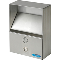 Smoking Receptacles, Wall-Mount, Stainless Steel, 1 Litres Capacity, 9" Height Northern Industrial Supply Inc.