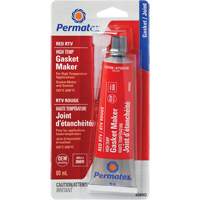 Hi-Temp Red RTV Gasket Maker, Tube, Red Northern Industrial Supply Inc.