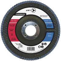 POWERBLEND Flap Disc, 4-1/2" x 7/8", Type 29, Z80 Grit, Zirconia Alumina Northern Industrial Supply Inc.