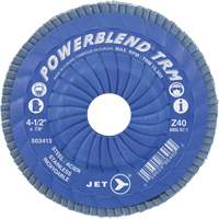 POWERBLEND TRM Trimmable Flap Disc, 5" x 7/8", Type 29, Z60 Grit, Zirconia Alumina Northern Industrial Supply Inc.