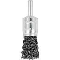 Brosse &agrave; fils cr&ecirc;p&eacute;s mont&eacute;e sur mandrin E050-20, 1/2", Fils 0,02", Tige 1/4" Northern Industrial Supply Inc.