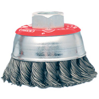 Brosse boisseau &agrave; fils li&eacute;s et nou&eacute;s &agrave; haute performance, 3" dia. x 10mm x 1,25" arbre Northern Industrial Supply Inc.