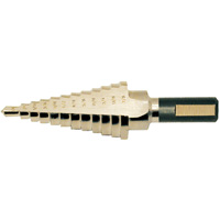 Super Premium Step Drill, 1/8" - 1/2" , 1/32" Increments, High Speed Steel Northern Industrial Supply Inc.