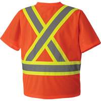 5994 T-shirt de s&eacute;curit&eacute; haute visibilit&eacute;, Polyester, 2T-Grand, Orange haute visibilit&eacute; Northern Industrial Supply Inc.