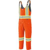 5538 Combinaison haute visibilit&eacute; en canard matelass&eacute;, Coton, T-Grand, Orange haute visibilit&eacute; Northern Industrial Supply Inc.