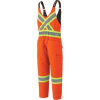 5538 Combinaison haute visibilit&eacute; en canard matelass&eacute;, Coton, T-Grand, Orange haute visibilit&eacute; Northern Industrial Supply Inc.