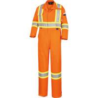 5555 High Visibility FR Rated & Arc Rated Safety Coveralls, Size 36, High Visibility Orange, 11 cal/cm² Northern Industrial Supply Inc.