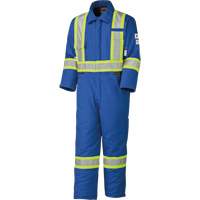 5522A High Visibility FR Rated & Arc Rated Safety Coveralls, Size 2X-Large, Royal Blue, 58 cal/cm² Northern Industrial Supply Inc.