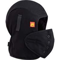 566A Flame Resistant Quilted Hardhat Liner, Black, Cotton Northern Industrial Supply Inc.
