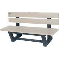 Bancs de parc d'ext&eacute;rieur, Plastique recycl&eacute;, 60" lo x 22-13/16" la x 29-13/16" h, Sable Northern Industrial Supply Inc.