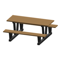 Tables de pique-nique d'ext&eacute;rieur en plastique recycl&eacute;, 72" lo x 60-5/16" la, S&eacute;quoia Northern Industrial Supply Inc.