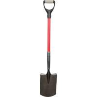 Heavy-Duty Shovels, Fibreglass, Carbon Steel Blade, D-Grip Handle, 30-1/2" Long Northern Industrial Supply Inc.