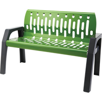 Bancs Stream, Acier, 48" lo x 48" la x 34" h, Vert Northern Industrial Supply Inc.