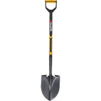 Pro Round Point Shovel, Tempered Steel Blade, Fibreglass, D-Grip Handle Northern Industrial Supply Inc.