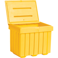 Conteneur d'entreposage &eacute;conomique pour sel/sable, 32" x 23" x 27-1/2", 10 pi³, Jaune Northern Industrial Supply Inc.