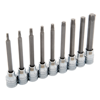 Jeu de douilles longues, Torx, Prise 3/8", 9 mrcx Northern Industrial Supply Inc.