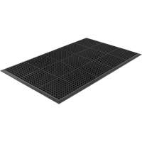 Tapis de s&eacute;rie Competitor, &agrave; fentes, 3' x 5' x 7/8", Noir, Caoutchouc naturel Northern Industrial Supply Inc.