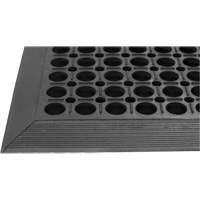 Tapis de s&eacute;rie Competitor, &agrave; fentes, 3' x 5' x 7/8", Noir, Caoutchouc naturel Northern Industrial Supply Inc.