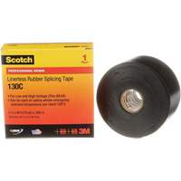 Ruban d'&eacute;pissage sans support en caoutchouc de calibre professionnel Scotch, 50,8 mm (2") la x 9 m (30') lo, 30 mils, Noir Northern Industrial Supply Inc.